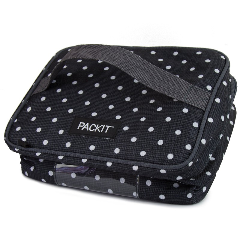 PackIt Freezable Baby Bottle Cooler for Breastmilk and Formula, Polka