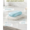 8 Pack Soap Saver Pads,Self Draining Soap Holder Pad for