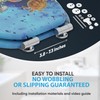 SANILO Wooden Toilet Seat with Soft Close [ROUND] - Decorative,