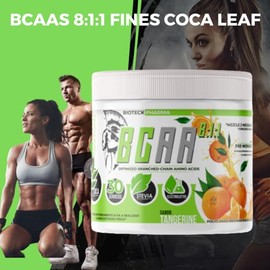BCAAS 8:1:1 sabor tangerine 300 gr| Recovery| Energy| Aminos| Aminoacidos Bcaas| Post work| Pre work| Coca Leaf|