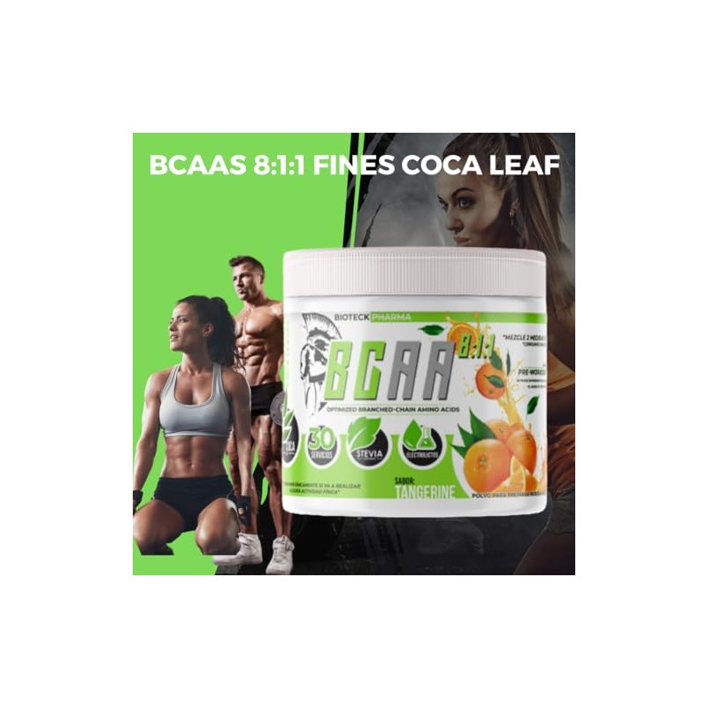 BCAAS 8:1:1 sabor tangerine 300 gr| Recovery| Energy| Aminos| Aminoacidos