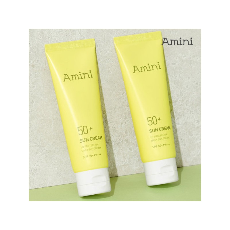 Amini 아미니 데일리 저자극 수분 콜라겐 선크림 50ml(SPF50+) Amini Daily