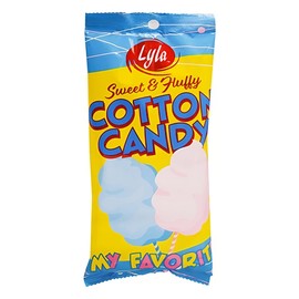 LYLA Cotton Candy | Cotton Candy packs | Wrapped Favor Packs | Candy Buffet, Party, Baby Shower, Event and Wedding Candy | 1.6 oz