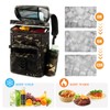 UMUFUKA Double Insulated Backpack Cooler, 35L Capacity, Camo Black, Tactical