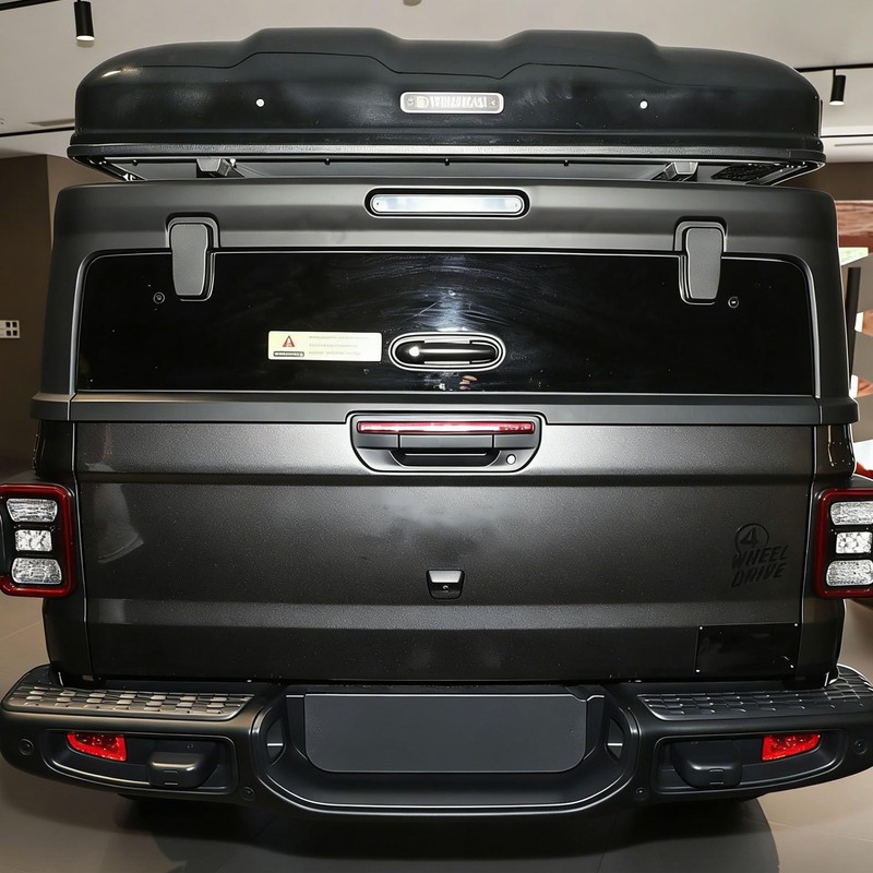 2 Pack Rear Bumper Tow Hook Covers, Tow Rear Trailer
