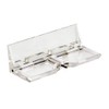 Prime-Line MP4124 Glass Surface Lock, 3-1/16 In. Clear Lucite Construction