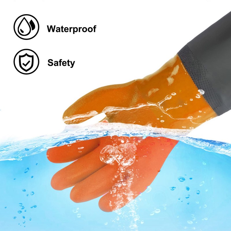 sinzau Pond Cleaning Gloves, A Long Section of Safety Work