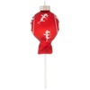 Kat + Annie 5.5" Red Tootsie Pop Glass Christmas Ornament