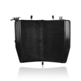 Aluminum Cooling Radiator Replacement for Kawasaki Ninja ZX10R ZX1000J 2008-2011 ZX-10R ABS 2012 Black Engine Radiator Cooler