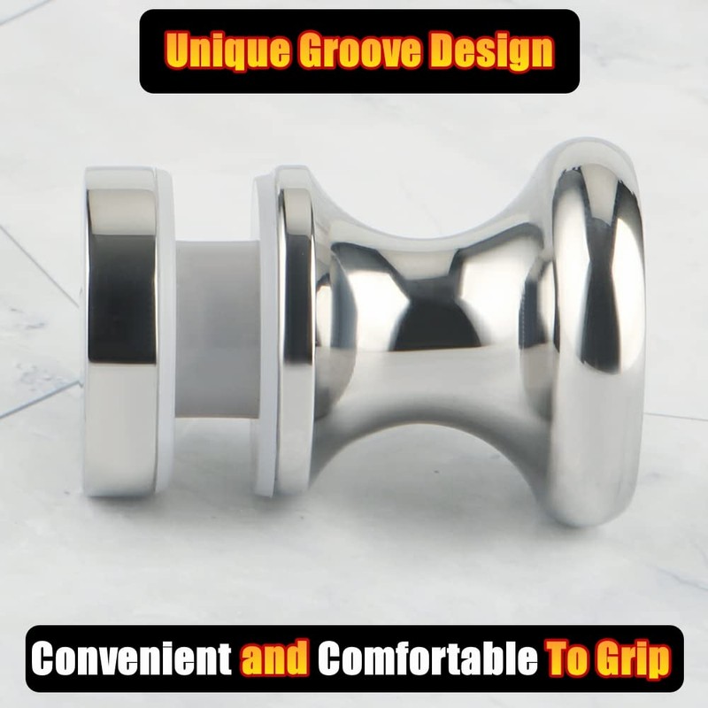 Alise Shower Glass Door Handle,Sliding Shower Doors Knob,Single Side Pull