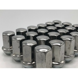 General Motors 24 Chevy Silverado Suburban Tahoe Avalanche Factory OEM Chrome 14x1.5 Lug Nuts