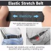 XFSRG Men's Belt, No Holes, Adjustable Canvas Belt, Elastic Woven