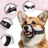 BONTHEE Dog Muzzle,Anti-Bite Adjustable Breathable Soft Muzzle for Small Medium