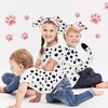 YQkangzhu 3pcs Dalmatian Costume, Dalmatian Dog Ears Headband Tail Velvet