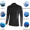 BS3005M-M Wetsuit Tapper Wetsuit Jacket 0.1 inch (3 mm) Neoprene