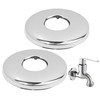 2-Pack Pipe Covers Chrome G3/4 for Shower Fittings and Accessories