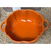 Staub Ceramic Pumpkin Cocotte 5” .5 Qt Cinnamon Orange NIB