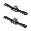 Mipcase 2pieces Adjustable Spokeshave with Flat Base for Working Metal