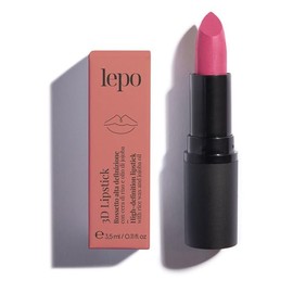 LEPO | 3D Lipstick Lippenstift mit hoher Definition Nr. 106 Alpenveilchen, mit Reiswachs und Jojobaöl, intensive Farbe und feuchtigkeitsspendende Wirkung, perfekt für dreidimensionale Lippen