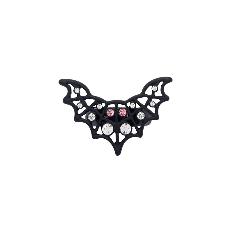 Betsey Johnson Womens Bat Cocktail Ring