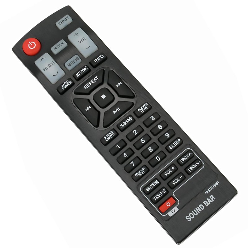 AKB73575401 Replacement Remote Control fit for LG Sound Bar NB2420A