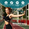 Chamgeco 3Pack Back Resistance Bands, Figure 8 Exercise Bands Set