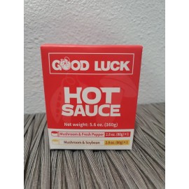 Good Luck Hot Sauce Combo - 2 x 2.8 oz Jars (1x Fresh Pepper & 1x Soybean)