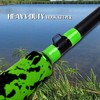 Fiblink Catfish Fishing Rods 10' Green Catfish Rod 2 Piece