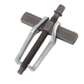 2 Jaws Gear Puller Multi-functional Small Puller Chrome Vanadium Steel Material Adjustable T-shaped Thread Non-Slip Professional Cross Beam/Bearing Puller 2 Jaw Gear Puller Industrial Universal