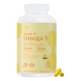 B-fit Omega 3 130 Caps 1080mg Epa Y 720mg Dha - Patente Epax 40 Porciones