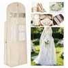 72" Wedding Dress Garment Bag, Beige