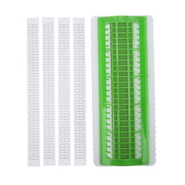 50 Positions Floss Organizer Prevent Knots Portable Floss Organizer Cross Stitch with 4 Replaceable Paper for Classification Green