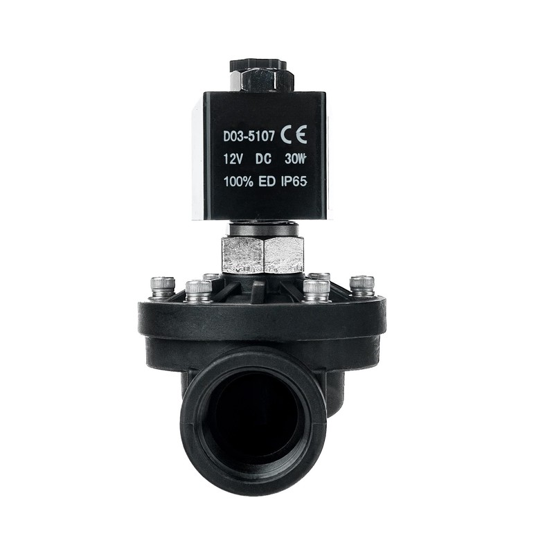 FSA Solenoid Valve Plastic PA6 1 Inch 12 V DC