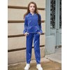 Arshiner Girls Velour 2 Pieces Tracksuits Outfits Athletic Hoodies Sweatshirts
