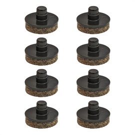 Wagner QuickClick® Felt Gliders, Furniture Glides, Chair Glides, Set of 8 Replacement Glides, Interchangeable, Wool Felt, Ultrasoft, Diameter 15 mm for Smart Base, Made in Germany, 15787800