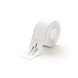 NIIMBOT B1 Label Tape B21 Self-Adhesive Labeling Tape 30x58mm Thermal Label Print Paper NIIMBOT Labels for Barcode/Address/Mailing/Logo/Business/Home Tag, 130 Labels/Roll, White