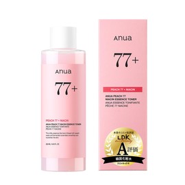 ANUA (アヌア) Peach 77 Niacin Essence Toner 250ml, Facial Toner for Hydrated and Shiny Skin, Exfoliates and Moisturizes, Suitable for Dry and Combination Skin, Korean Cosmetics, Official and Genuine