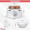 LELLACE Electric Egg Boiler with Timer and Alarm - 1
