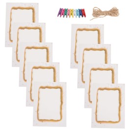 Levemolo 1set Blank Paper Picture Frame Creative Photo Holder for Home Decor Portable Wall Hanging Display for Graduation Travel Parties Decorative Photo Frame Combination