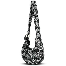 Your Cozy Women's Crossbody Handbags Hippie bag Boho Hobo Bags for Women Shoulder Sling Bag Hippie Tote Bag Handmade Cotton Hippie Purse with Adjustable Strap (White Owl)