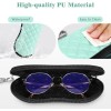 MoKo Sunglasses Soft Case Ultra Light Neoprene Zipper Eyeglass Case