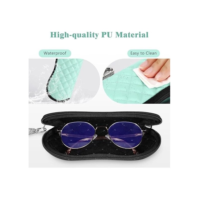 MoKo Sunglasses Soft Case Ultra Light Neoprene Zipper Eyeglass Case