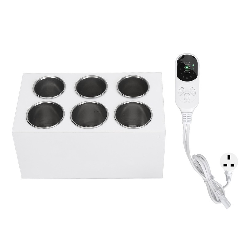 Essential Oil Heater Constant Temperature 6 Compartment Massage Oil Warmer