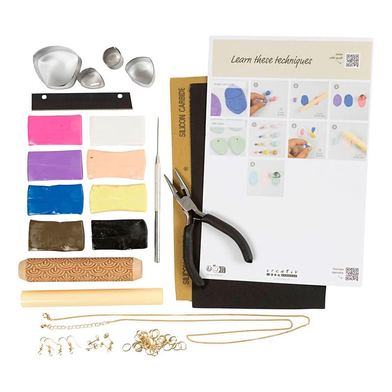 Creativ Starter Craft Kit Jewellery Clay Jewellery 1 Pack