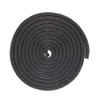 Solid Braid Nylon Rope (1/4 Inch, Black, 100 Feet)