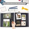 Self Adhesive Photo Album Black Pages Scrapbook Pictures Magnetic Photo
