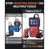 Easy to Use 2-in-1 OBD2 Scanner with Battery Tester: 1S