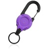 BEEL Veil Reel Key Chain, Carabiner, Extendable, Reel Type, 23.6