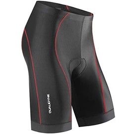 qualidyne Men's Cycling Bike Shorts 3D Padded Bicycle Riding Bike Biking Pants Cycle Shorts