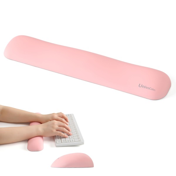 UnivoColors Wrist Rest, Premium PU Material, Ergonomic Design, Fatigue Reduction,